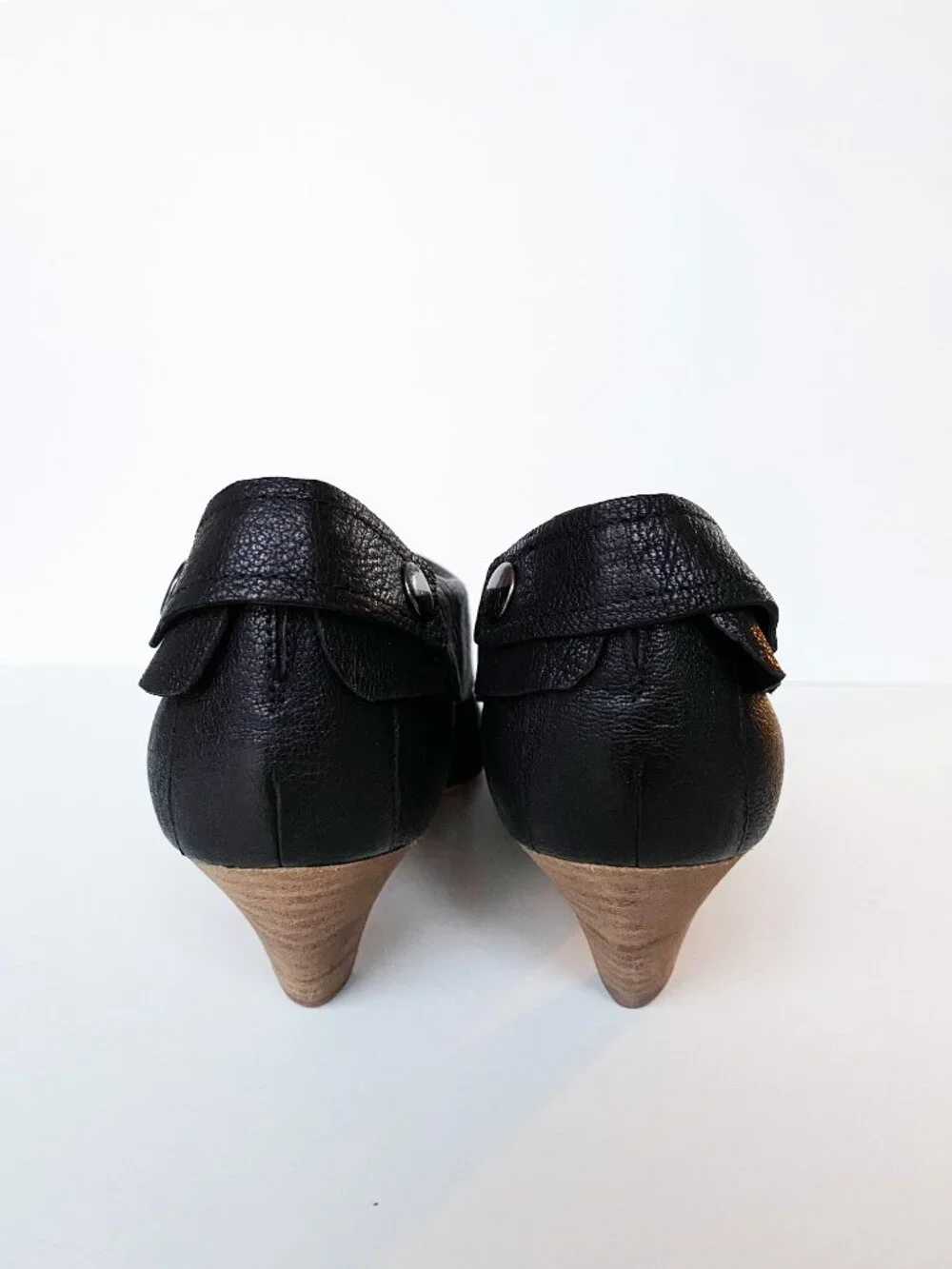 Sigerson Morrison Black Leather Ankle Booties - Size 7.5 - Like New - Never Worn